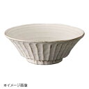 桐井陶器 モデルノ MODERNO 粉引 7.0しのぎ丼 143-0016