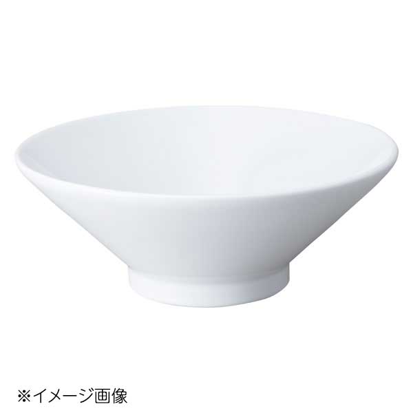 桐井陶器 モデルノ MODERNO 白中華 切立高台8.0丼 21-163