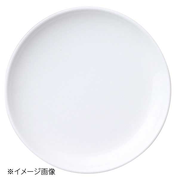 桐井陶器 モデルノ MODERNO 白中華 厚玉17cm皿 21-95