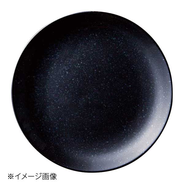 桐井陶器 モデルノ MODERNO 黒御影 19cmメタ玉皿 GY055