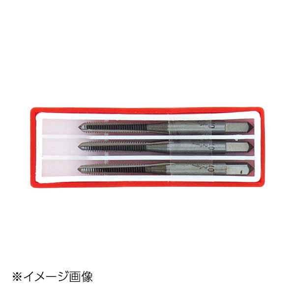 【特徴】●荒用・中仕上用・仕上用の3本セットです。●3本のタップを使うことで深穴のめねじ立ても可能です。【用途】●一般鋼材、真鍮、銅、アルミ、樹脂のめねじ立てに【仕様】●タップねじ径：W1/8●山数：40●タップ全長(mm)：50●下穴ドリル径(mm)：2.6●ケースサイズ(mm)：23×10×66【サイズ】幅23×高さ10×奥行66mm【本体質量】3g【原産国】日本【材質】●本体：合金工具鋼【セット内容】●タップ：荒用、中仕上用、仕上用●収納ケース【注意点】●本体寸法及び質量はケース込みです。【特徴】●荒用・中仕上用・仕上用の3本セットです。●3本のタップを使うことで深穴のめねじ立ても可能です。【用途】●一般鋼材、真鍮、銅、アルミ、樹脂のめねじ立てに【仕様】●タップねじ径：W1/8●山数：40●タップ全長(mm)：50●下穴ドリル径(mm)：2.6●ケースサイズ(mm)：23×10×66【サイズ】幅23×高さ10×奥行66mm【本体質量】3g【原産国】日本【材質】●本体：合金工具鋼【セット内容】●タップ：荒用、中仕上用、仕上用●収納ケース【注意点】●本体寸法及び質量はケース込みです。