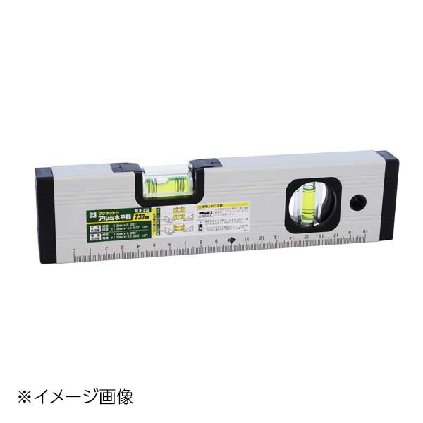 新潟精機 SK アルミ水平器 マグネット付 230mm ALM-230