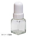 新潟精機 BeHAUS スポイト瓶ガラス角型 20ml 白 SB-20(4)
