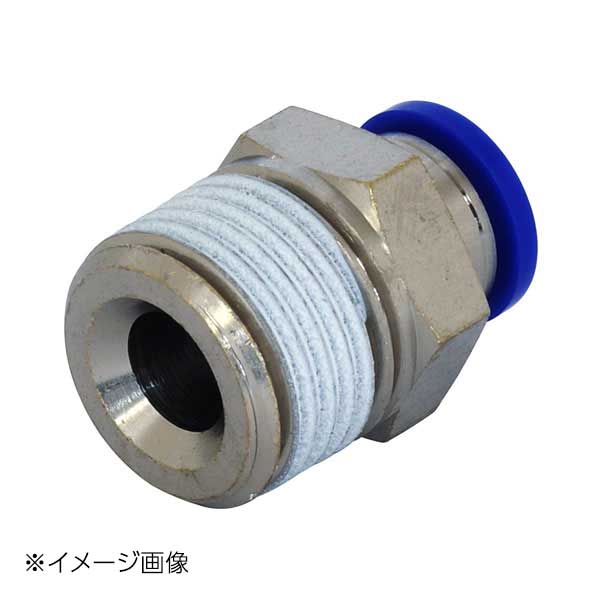 新潟精機 BeHAUS チューブ用ワンタッチ継手 ストレート PC10-04