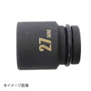 SSPOWER 薄口インパクトレンチソケット ショート 27mm IMS-27S