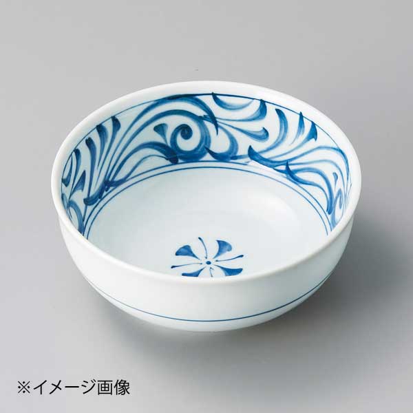 古染唐草4.0鉢