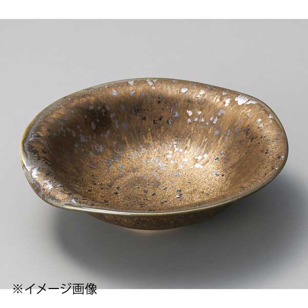 Rakuten - 金結晶たわみ向付