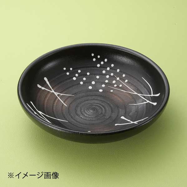黒吹き麦10号めん鉢(萬古焼)
