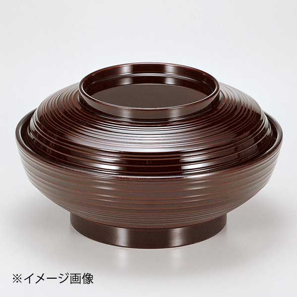 [TA]5.5寸線筋平煮物椀 溜内黒