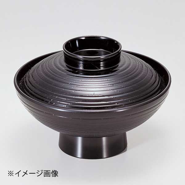 [TA]4.5寸小槌ケヤキ吸椀 黒