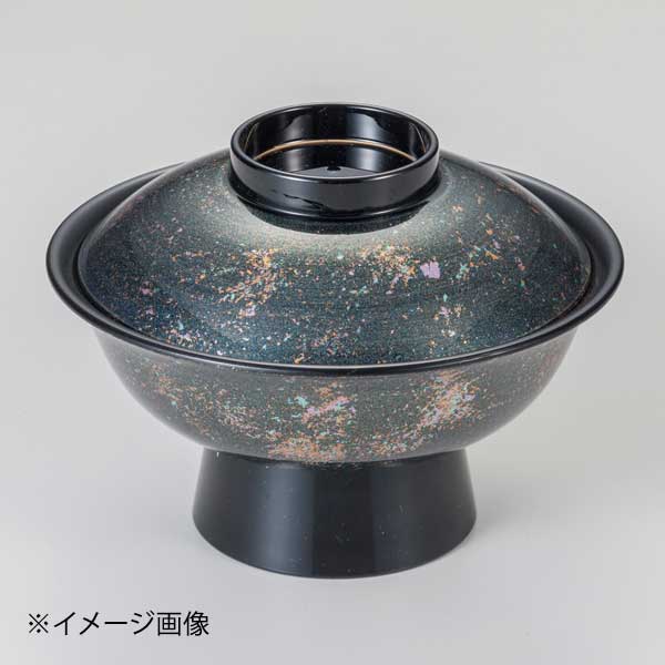 [TA]5.5寸大名椀 オーシャンパール箔ちらし