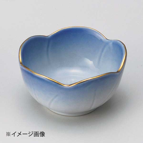 ブルー梅型珍味鉢
