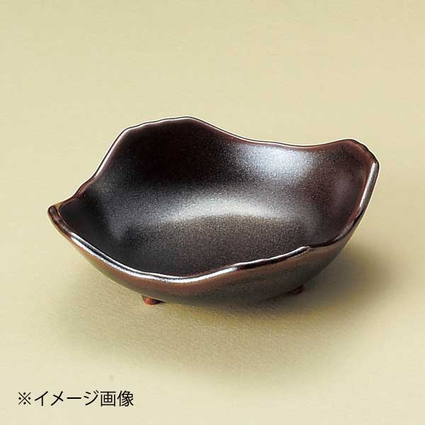 鉄砂釉3.3角鉢