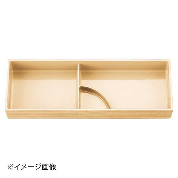 [TA]大寿弁当 タレ付き仕切親 白柾目裏ベージュ