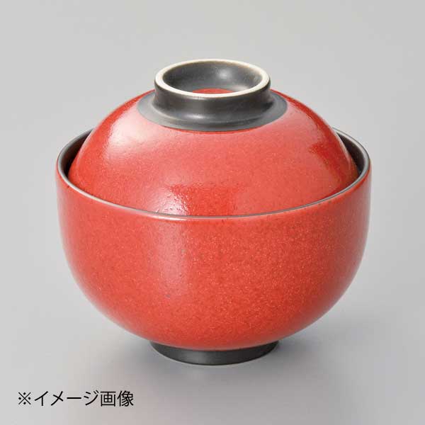 柚子赤斑点円菓子碗