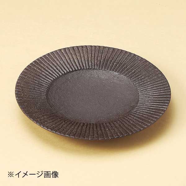 炭化土くし目6.0丸皿