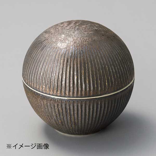 金結晶しのぎ蓋物
