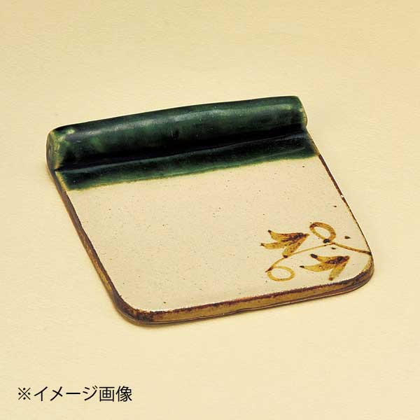 Other - 手造織部つる草巻皿小