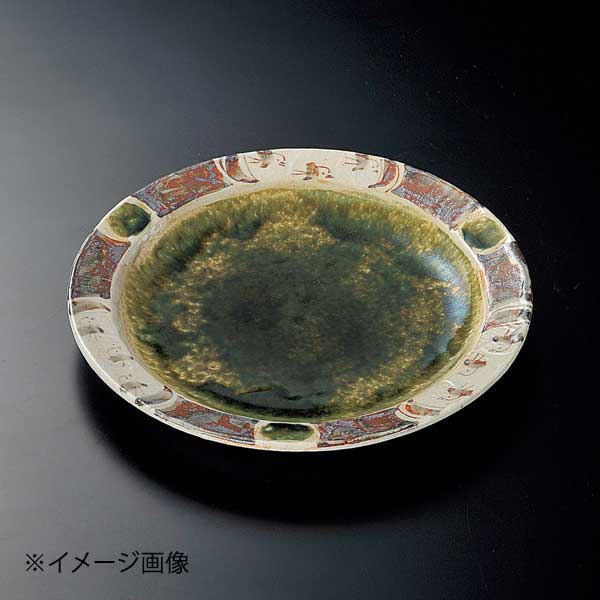 Rakuten - 織部鳥紋盛皿