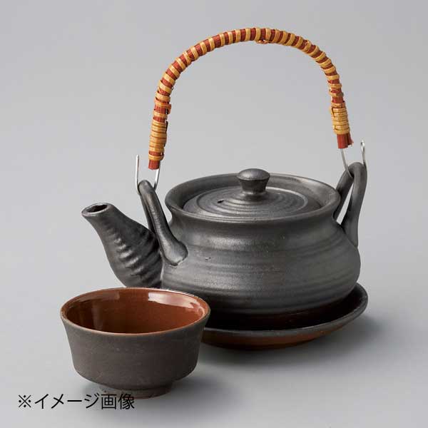 黒釉巾着土瓶むし