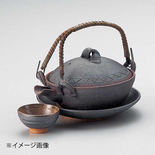南蛮平型土瓶むし(信楽焼)