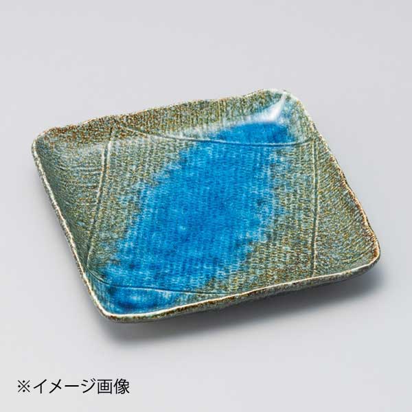 Rakuten - 青流し18cm正角皿