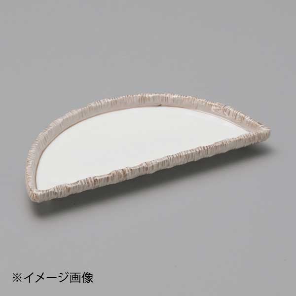 Rakuten - 茶渕巻半月付出皿