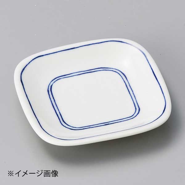 コマド(二本線)四角豆皿