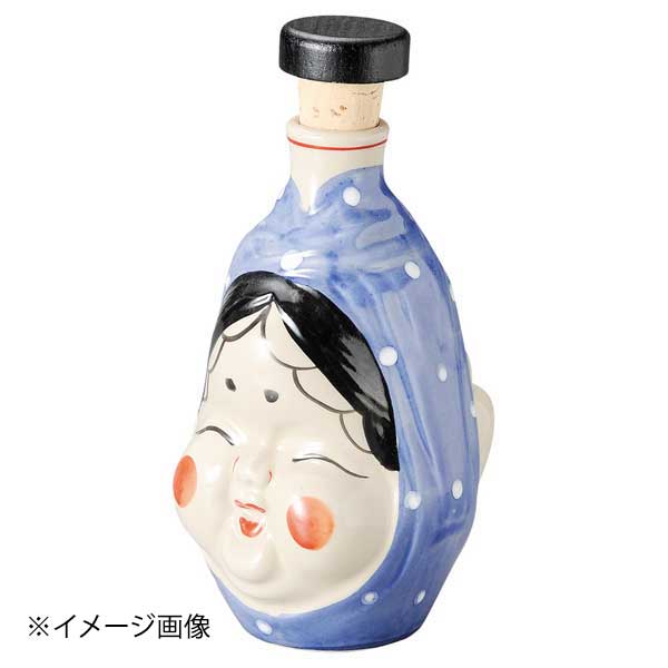 おかめひょっとこ栓付2号徳利