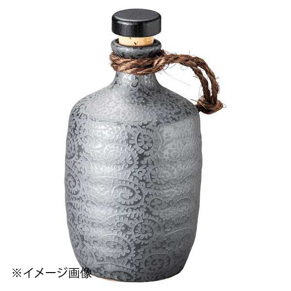 銀彩唐草(黒)5合ボトル