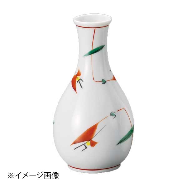 赤絵つゆ草徳利(大)