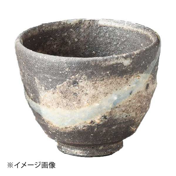 窯変刷毛目流しぐい飲み(信楽焼)