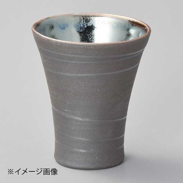光彩黒焼〆フリーカップ(信楽焼)