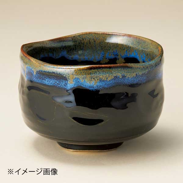 窯変碧抹茶碗