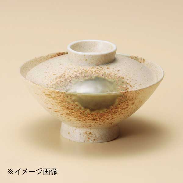 伊賀織部蓋付大茶