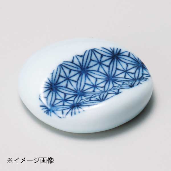 Other - 箸置青地銅判丸(七宝)