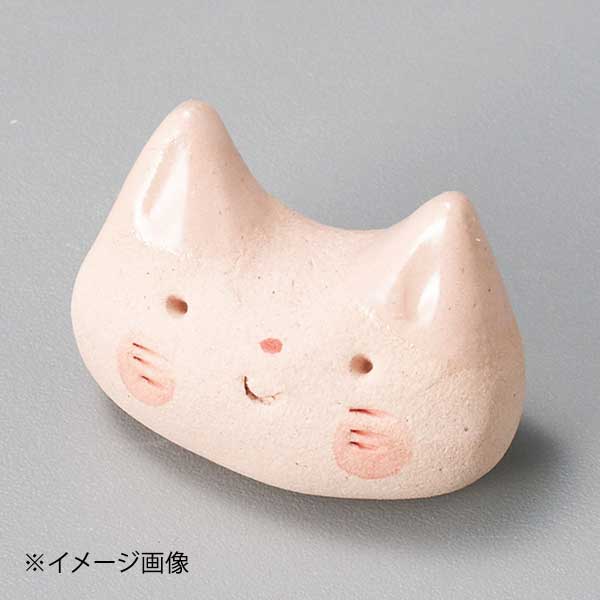 Other - 手造り猫ピンク箸置