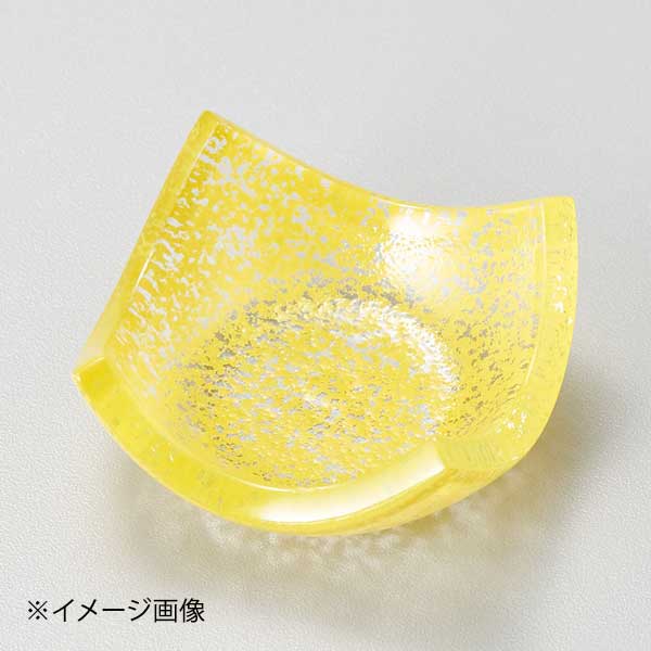 イエローガラス箸置(ガラス)