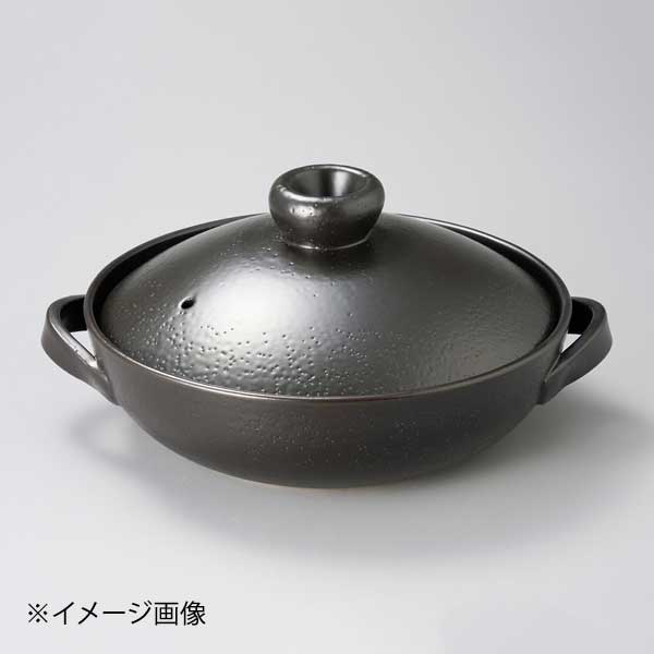 Earthen Pots - 黒モダン8号鍋(萬古焼)