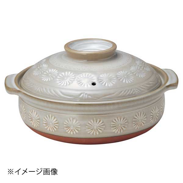 Earthen Pots - 銀峯三島9号深鍋(直火)
