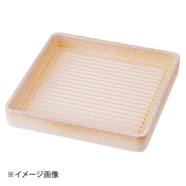 正角肉皿 志野 5人用(27cm)