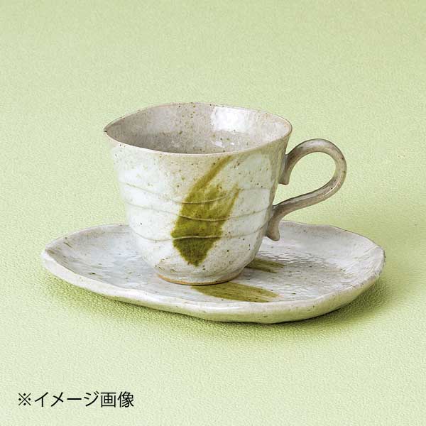 さざ波白コーヒー碗皿