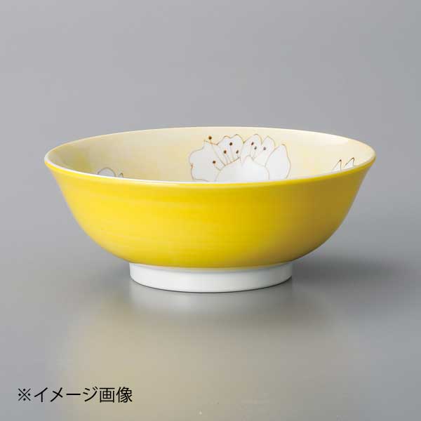 日本桜6.3ラーメン丼(外巻) 黄