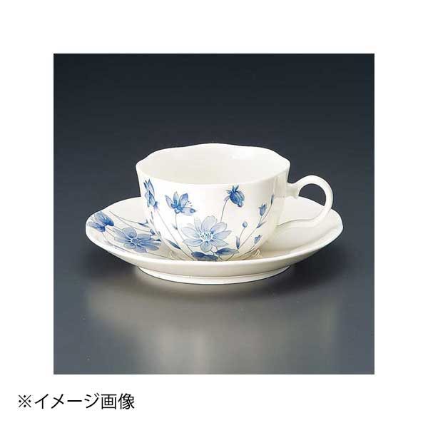 NBブルーフラワーコーヒー碗皿