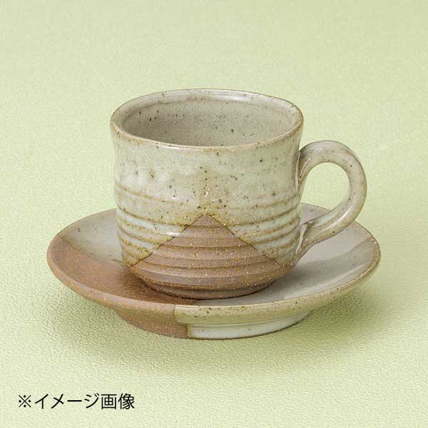●サイズ・容量：碗：10.2×7.8×6.8cm・190cc、受皿：13.5×2.5cm●重量:415g●カタログコード:66042-660