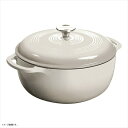 Lodge Company EC6D05 Enameled Cast Iron Dutch Oven Gray 6 quart by Lodge