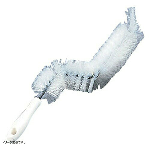 CARLISLE BRUSH カーライルブラシ※アメリカ製●Rのかかったボトルの洗浄に。ファイバーの種類ポリエステル 耐熱温度:130℃吸水性が少なく耐薬品性、疲労抵抗に優れたポリエステルは洗浄力が強く食品産業用として最適なブラシファイバーです。ポリプロピレン 耐熱温度:80℃有機物や無機物を吸収しないポリプロピレンは衛生的であると共にコストメリットのあるブラシファイバーです。テフロン 耐熱温度:250℃耐熱性に優れたテフロンは、加熱調理器をクールダウンする事なく250℃までの高温下で使用が可能な高耐熱ブラシファイバーです。ワイヤー合成繊維のブラシファイバーに適さない炭化した汚れや高温下での使用が可能な金属製ファイバーです。ナイロン 耐熱温度:130℃対磨耗性、対薬品性に優れたナイロンは、130℃まで使用が可能で、磨耗性が高く粗雑な使用に最適なブラシファイバーです。メーカー品番_(ブラシ部)外径×奥行(mm)_全長(mm):40470_φ63×270_375