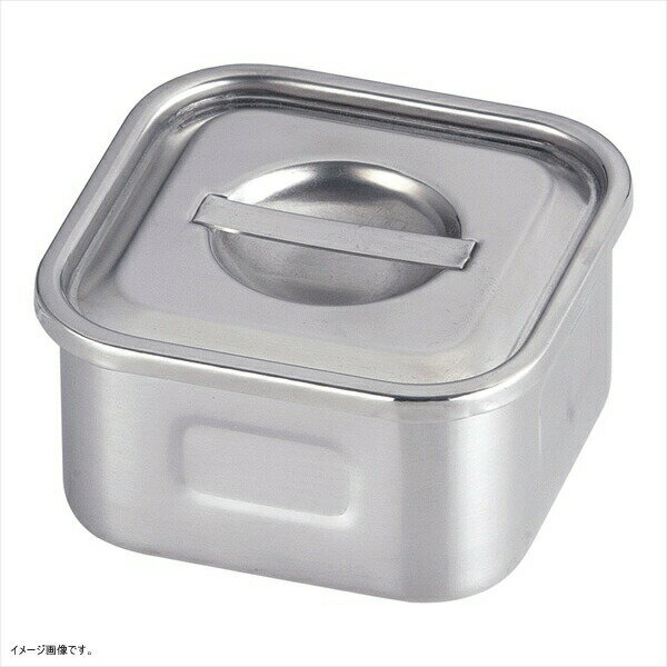 YUKIWA(ユキワ) 普及型 浅型角キッチンポット 19.5cm AKT33019