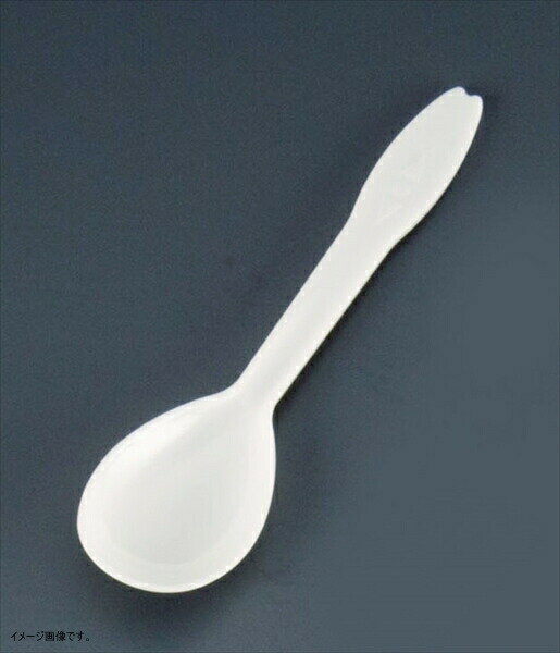 使い捨てスプーンアイボリー袋入 （500本入） 110IV