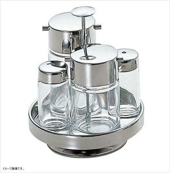#800 四本立(回転式)カスターセット ガラス製
